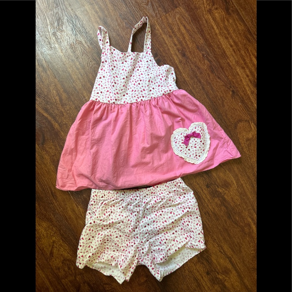 RICRAC AND RUFFLES short set